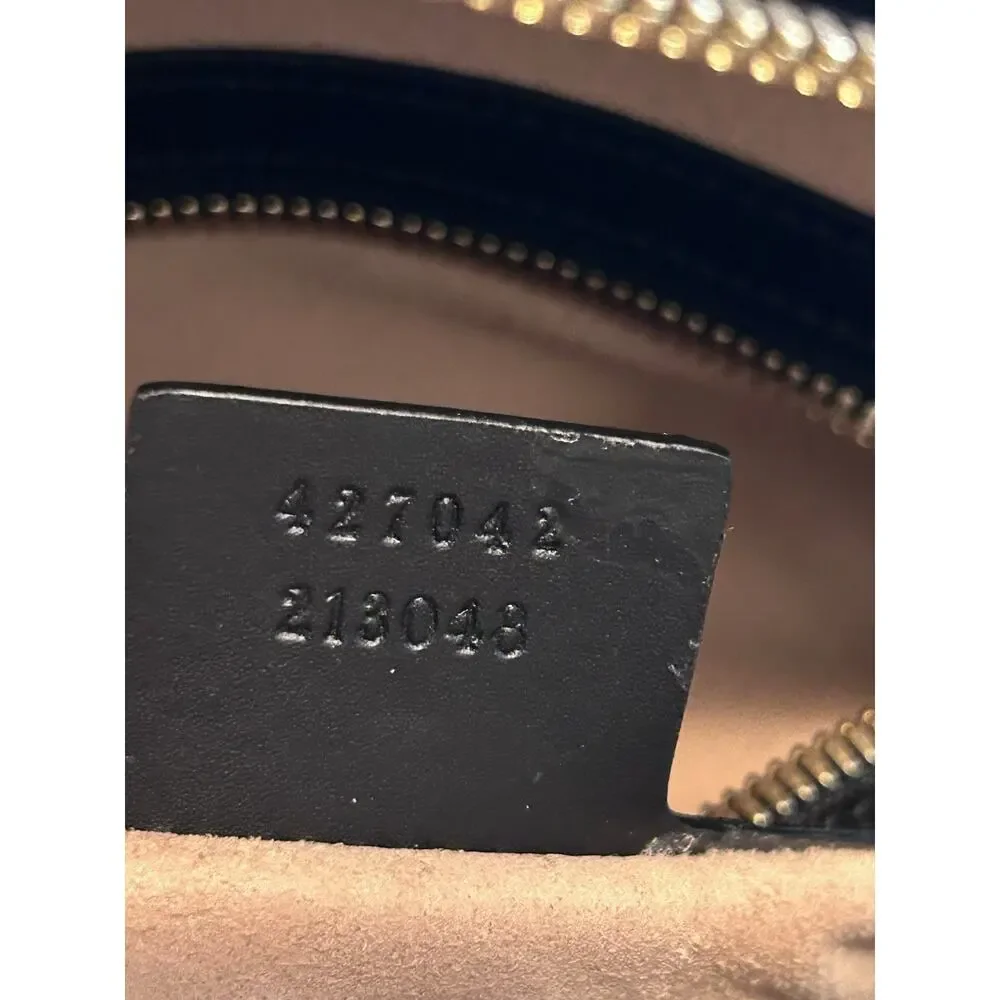 AUTHENTIC GUCCI GG SUPREME MONOGRAM BEES PRINT SMALL BACKPACK 427042